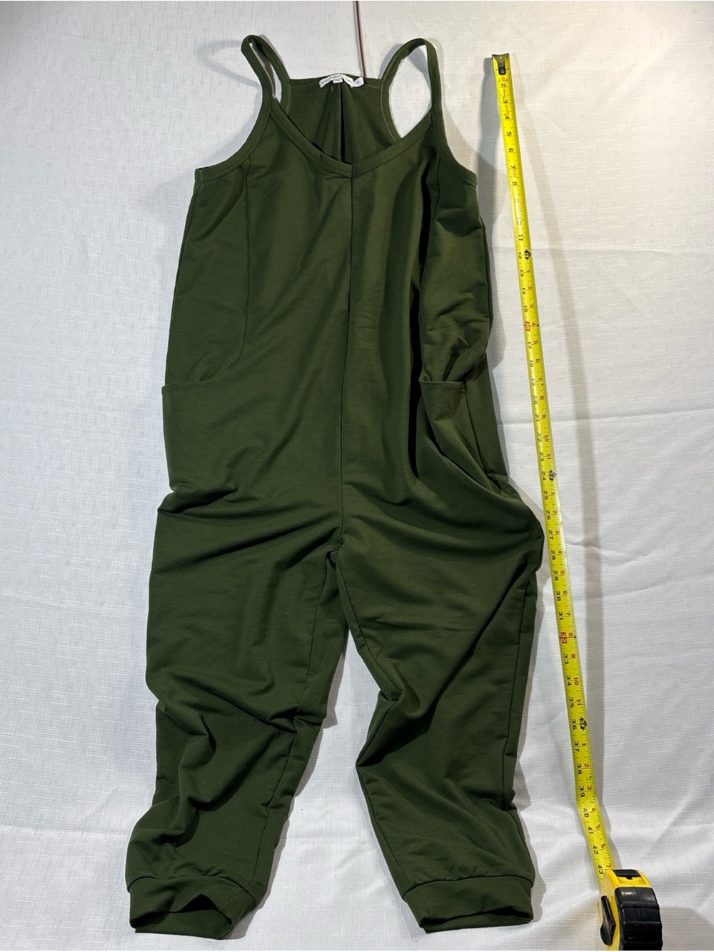 Sincerely Jules Olive Green Jumpsuit Size Small